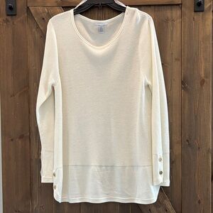 Calvin Klein Cream Tunic Top